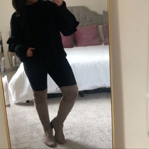 Tan gently used Charles David OTK boots